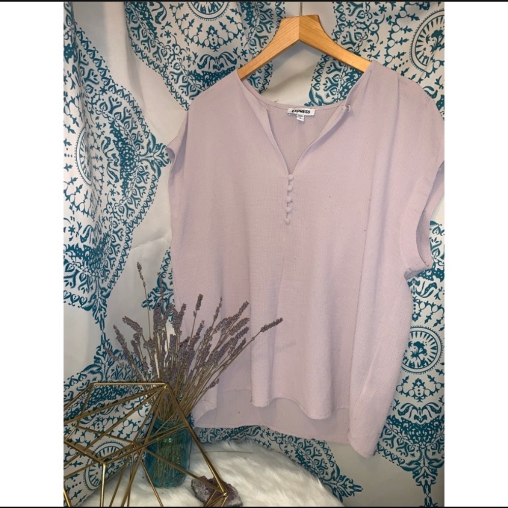 🔆 3 for $40 Express Rose Blouse with Buttons